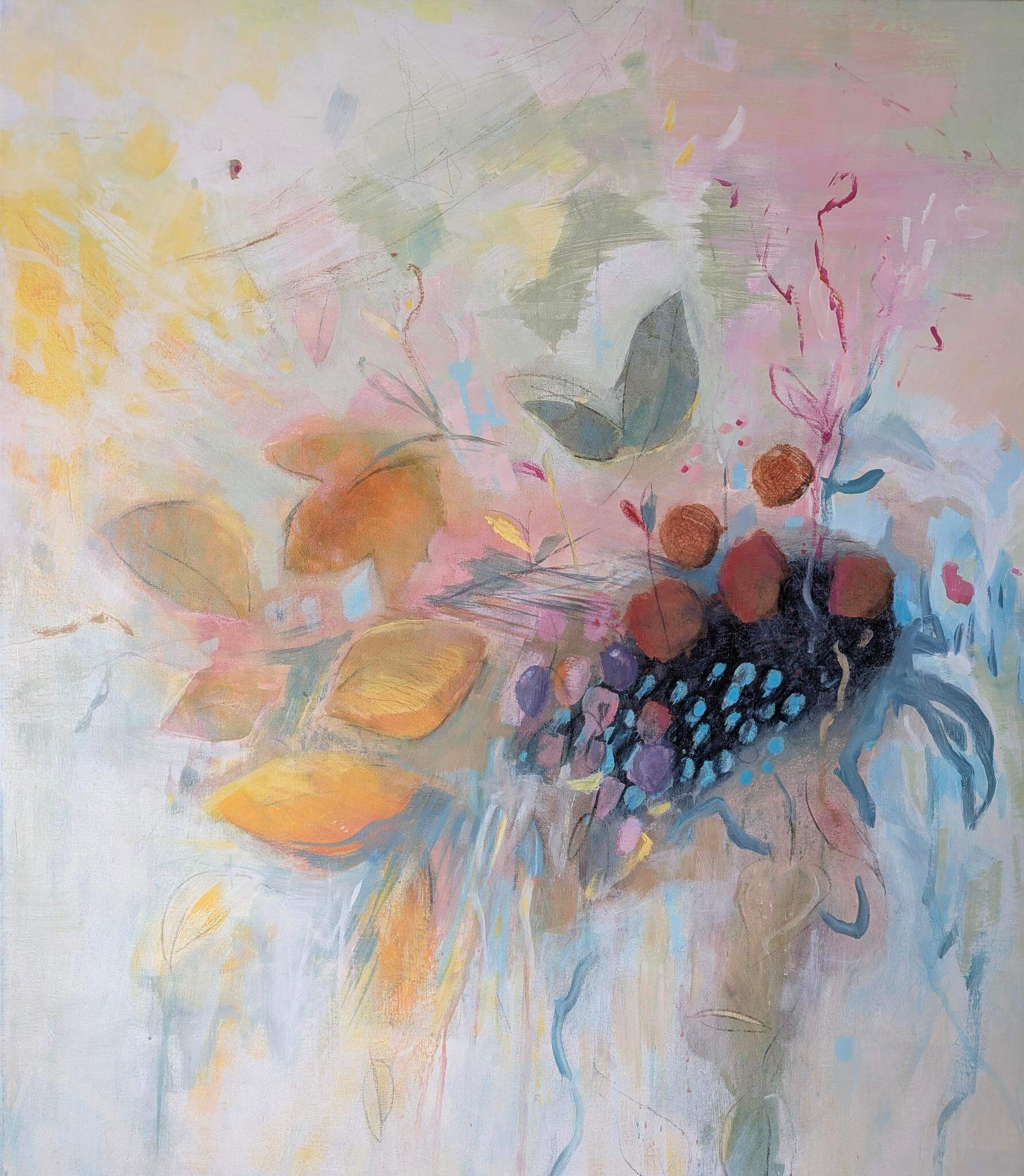 Genial Zeichnen - Zwischen Struktur und Sinnlichkeit - Acryl-Malworkshop mit Silvia Ernst und Maja Oschmann